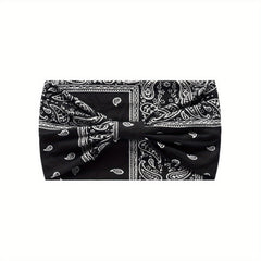 Leopard Print Paisley Pattern Headband Seamless Sports Headband