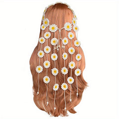 Boho Headband Hippie SunFlower Hairband for Women