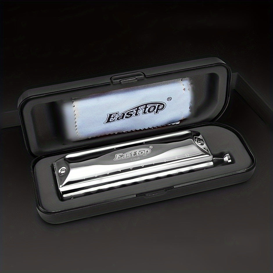 Chromatic Harmonica Key Of C 10 Holes 40 Tones Mouth Organ