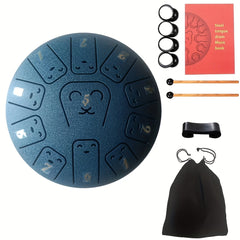 15 75 Cm 11 Tone Steel Tongue Drum Percussion Instrument