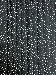  Polka Dot Lantern Sleeve Dress