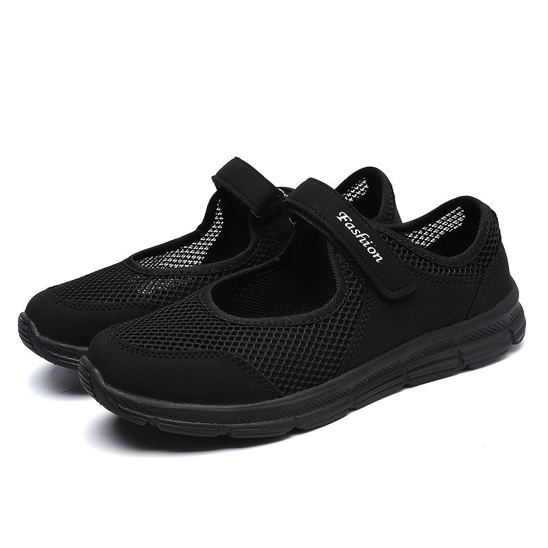 Women's Mesh Flat Sandals Breathable Non Slip Walking Shoes