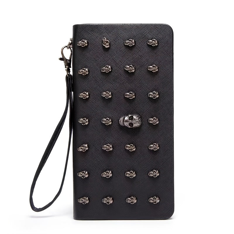 Gothic Skull Card Holder Coin Purse Clutch & Wallet