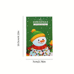 4pcs Cartoon Christmas Book Pocket Notepad for Students
