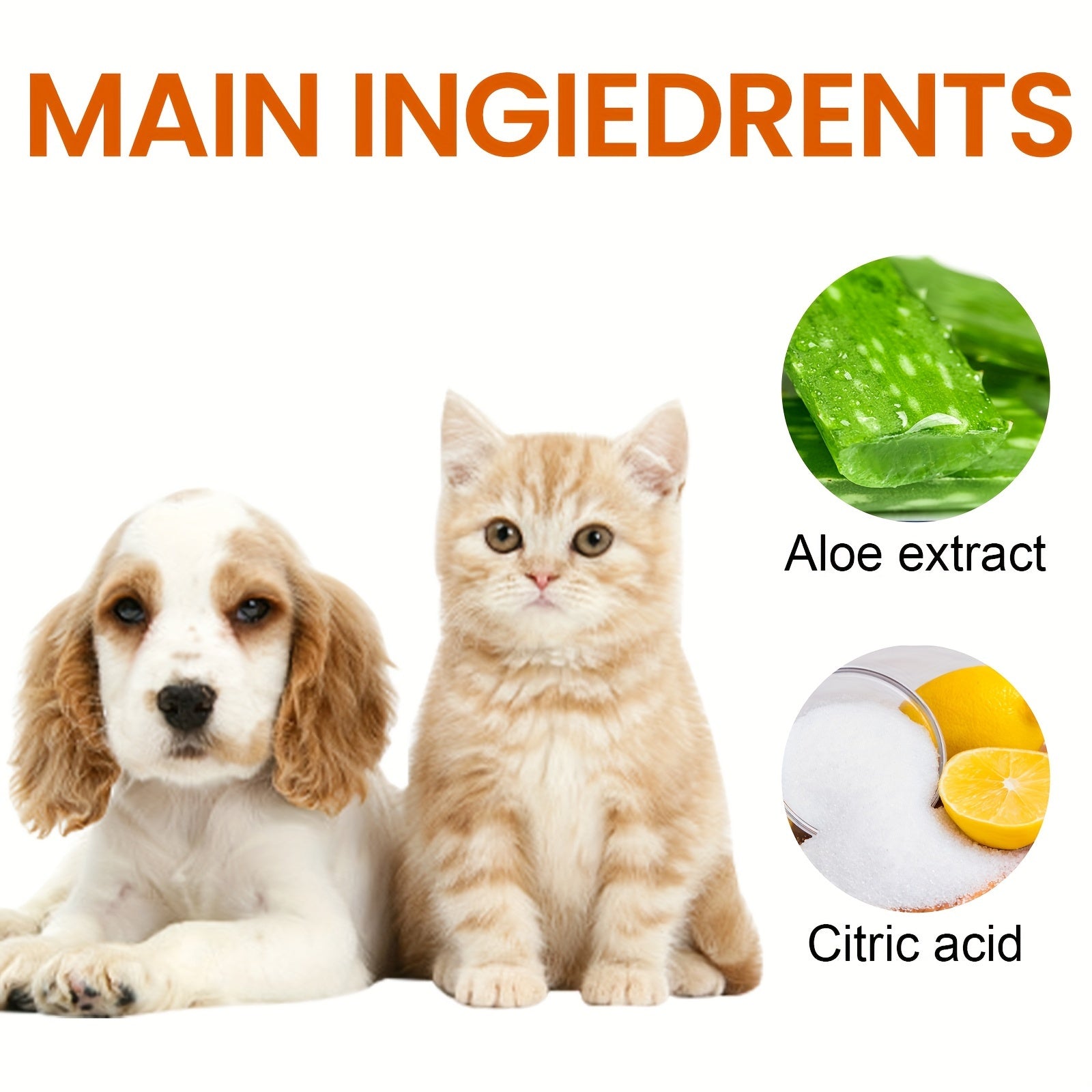 60pcs Pet Ear Cleaning Wipes Dog Ear Mite Removal Odor Proof Cleaning Pads