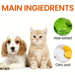 60pcs Pet Ear Cleaning Wipes Dog Ear Mite Removal Odor Proof Cleaning Pads