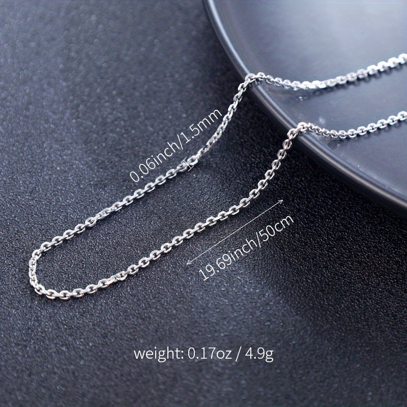 S925 Men's Hip Hop Sterling Silver Necklace Chain Variety