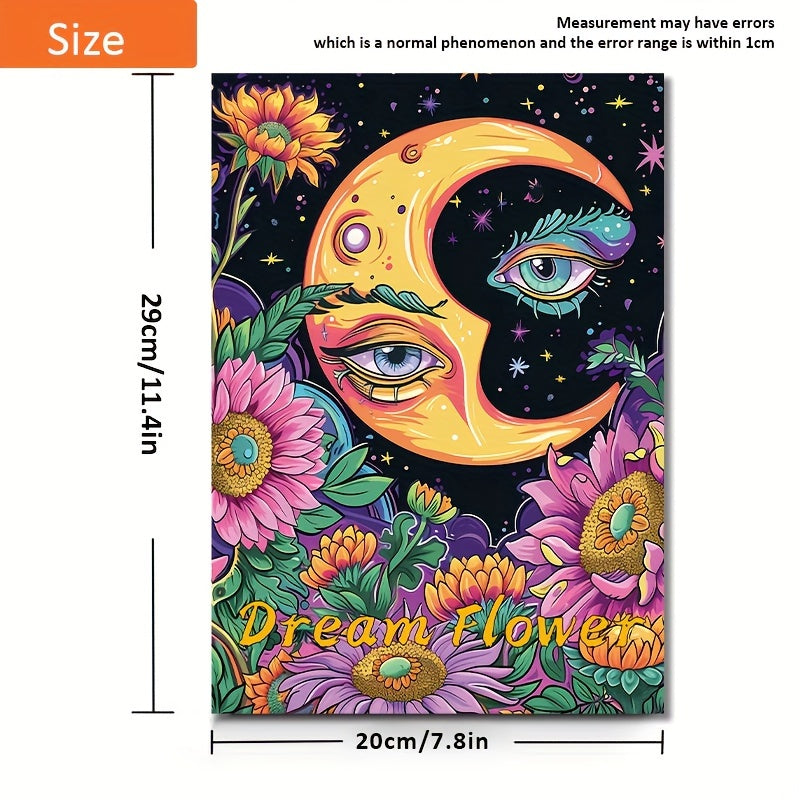 Thickened Dream Flower Coloring Book - 22 Pages