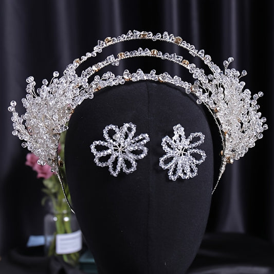 Bridal Crystal Headbands Crown Dress Accessories Wedding