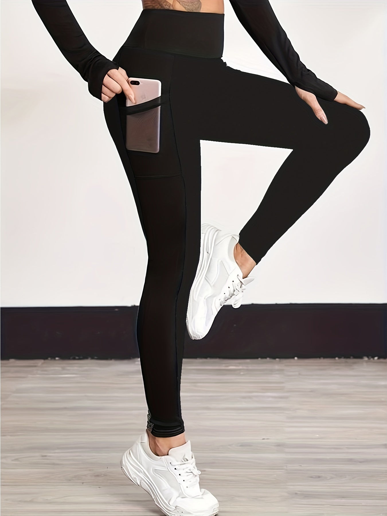  Colorblock High Rise Running Leggings with Phone Pockets