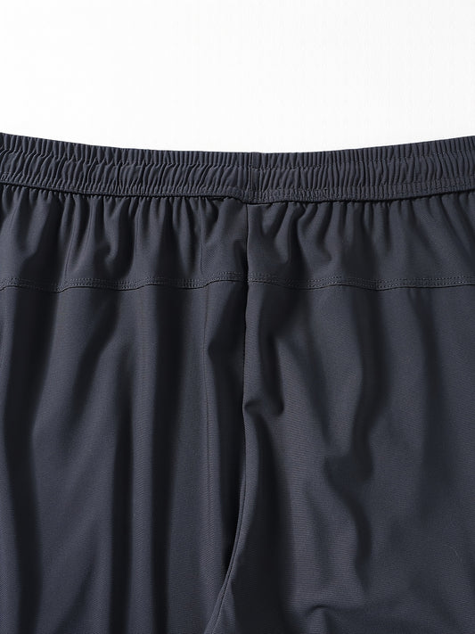 Men's Quick Drying Solid Casual Zipper Pocket Trousers