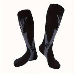 Men's Knee High Compression Socks 20-30mmHg for Running & Travel