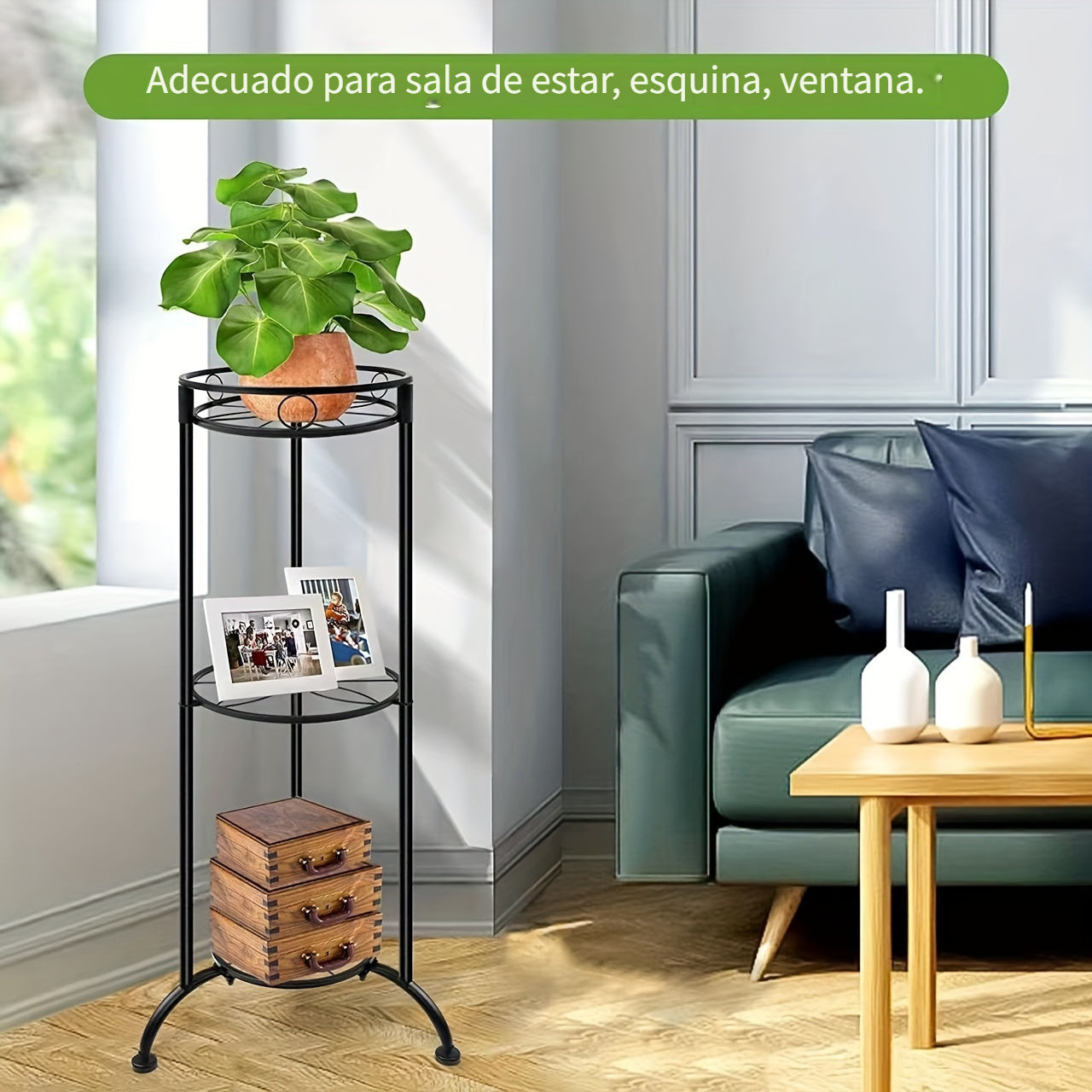 Indoor Layer Plant Rack Iron Flower Rack Living Room Balcony Floor Standing Plan
