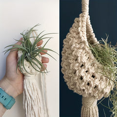 Boho Hand Woven Macrame Plant Hanger