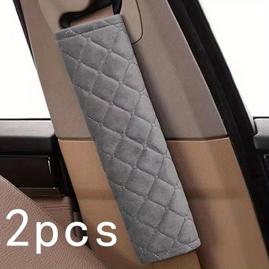 2pcs Car Seat Belt Pads Cover for Comfortable Driving