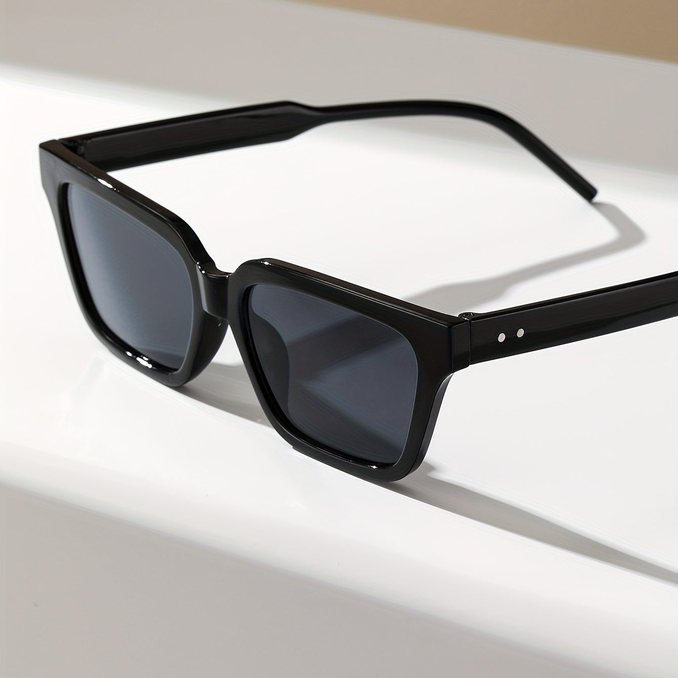 Rectangular Frame Cat Eye Sunglasses Classic Sunshade Outdoor Eyewear