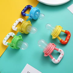 Safe Silicone Pouch Teether Feeder for Babies Kids