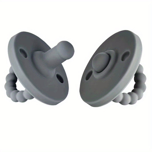 Round Head Silicone Baby Pacifier Soft Pacifier