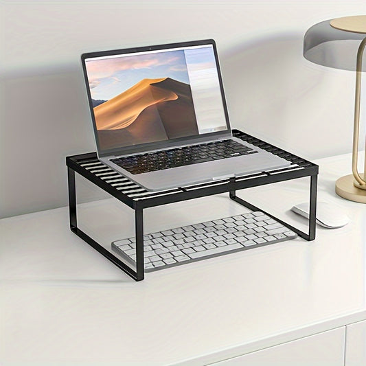 Metal Laptop Stand for Cooling on Desktop
