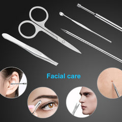 Manicure Pedicure Kit 18 Pieces Stainless Steel Professional Grooming Nail Care