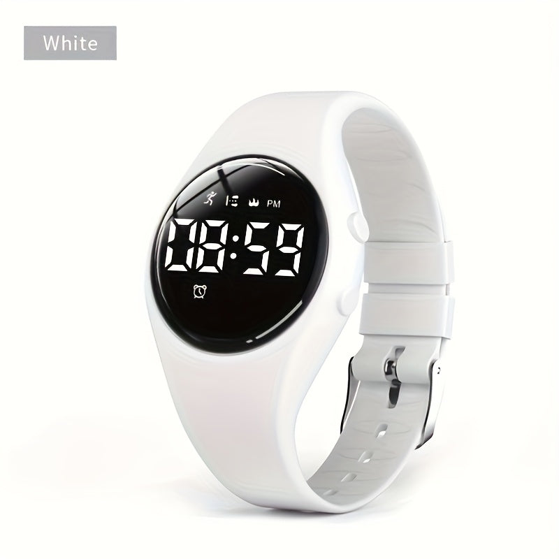 Youth Fitness Watch Step Tracker Pedometer Stopwatch USB Rechargeable