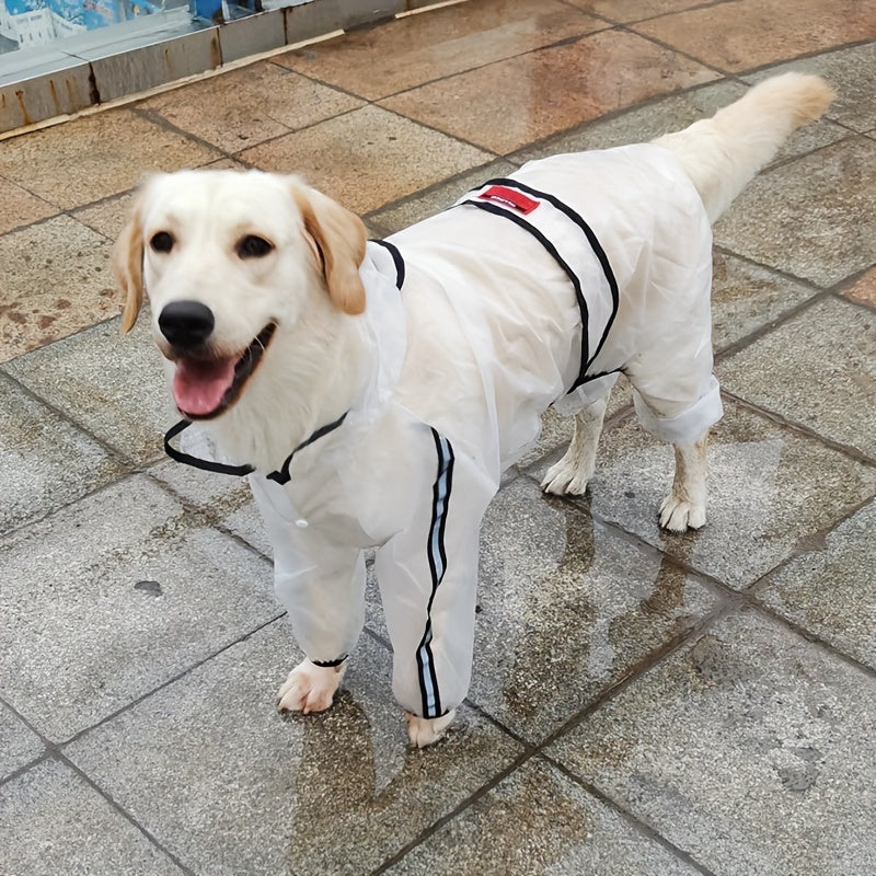 Clear Dog Raincoat Waterproof All inclusive Small Dog Raincoat