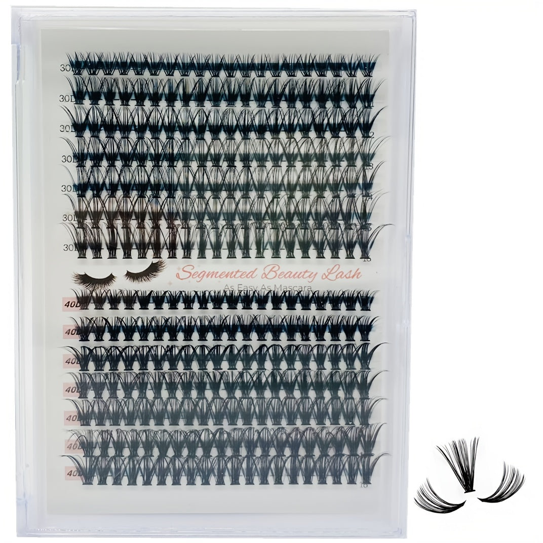 Natural Look False Eyelashes 280 Individual Lashes for DIY Eyelash Extension