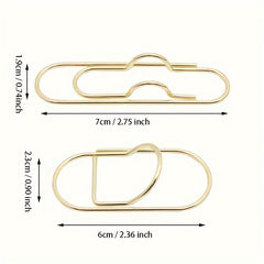 6pcs Metal Pen Clips Pencil Holder Clips for Notebook Journals Planner