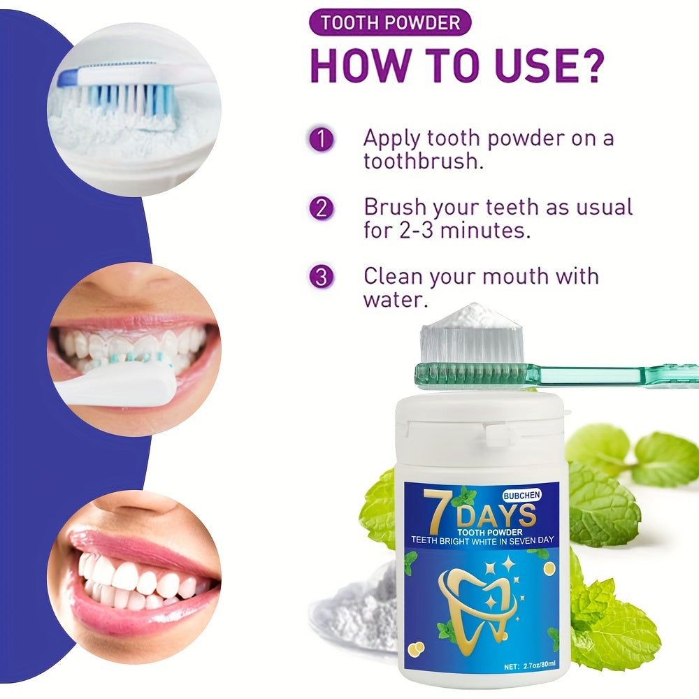 2 Pcs Non-Sensitive Tooth Cleaning & Whitening Powder