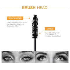4D Curling Lash Extension Mascara Waterproof Long Lasting Cosmetic