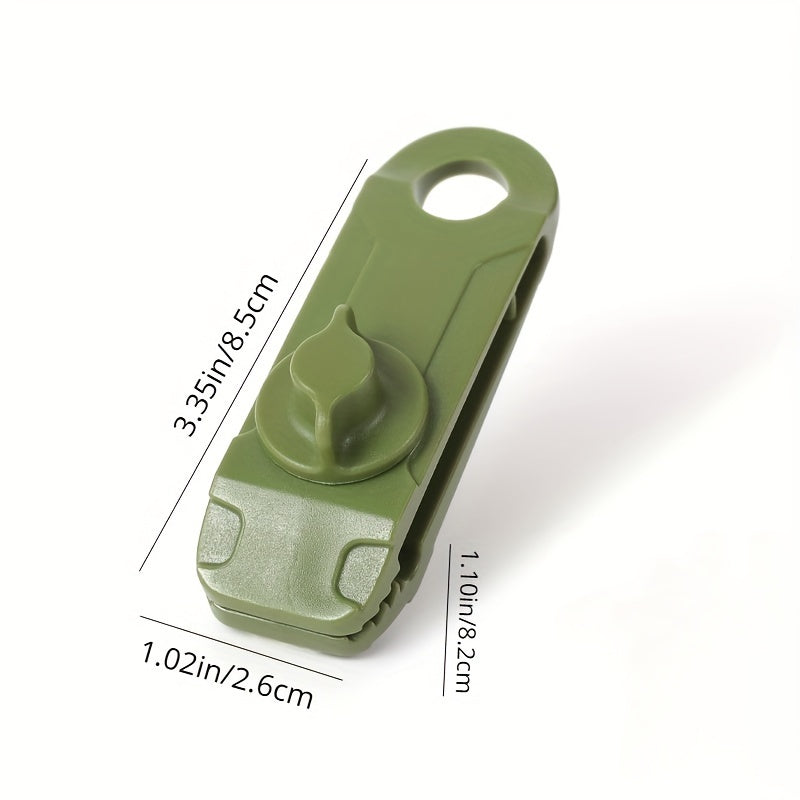 4pcs Windproof Rope Clips Tarpaulin Durable Clip Awning Tent Buckle