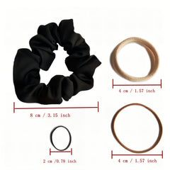 Hair Accessories Sets For Women High Elasticity Hair Tie Scrunchie