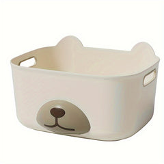 3pcs Office Storage Organizer Plastic Bin Basket