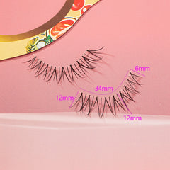 Natural Soft Anime Eyes False Lashes 4 Pairs
