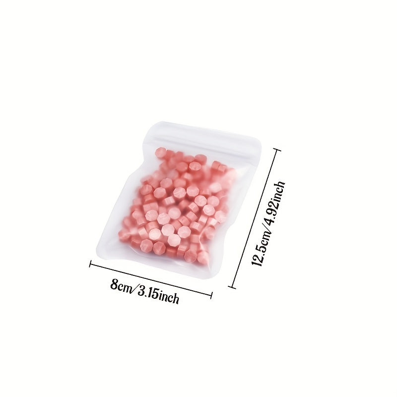 100pcs 35g Wax Sealing Stamps Beads Kit with Storage Bag