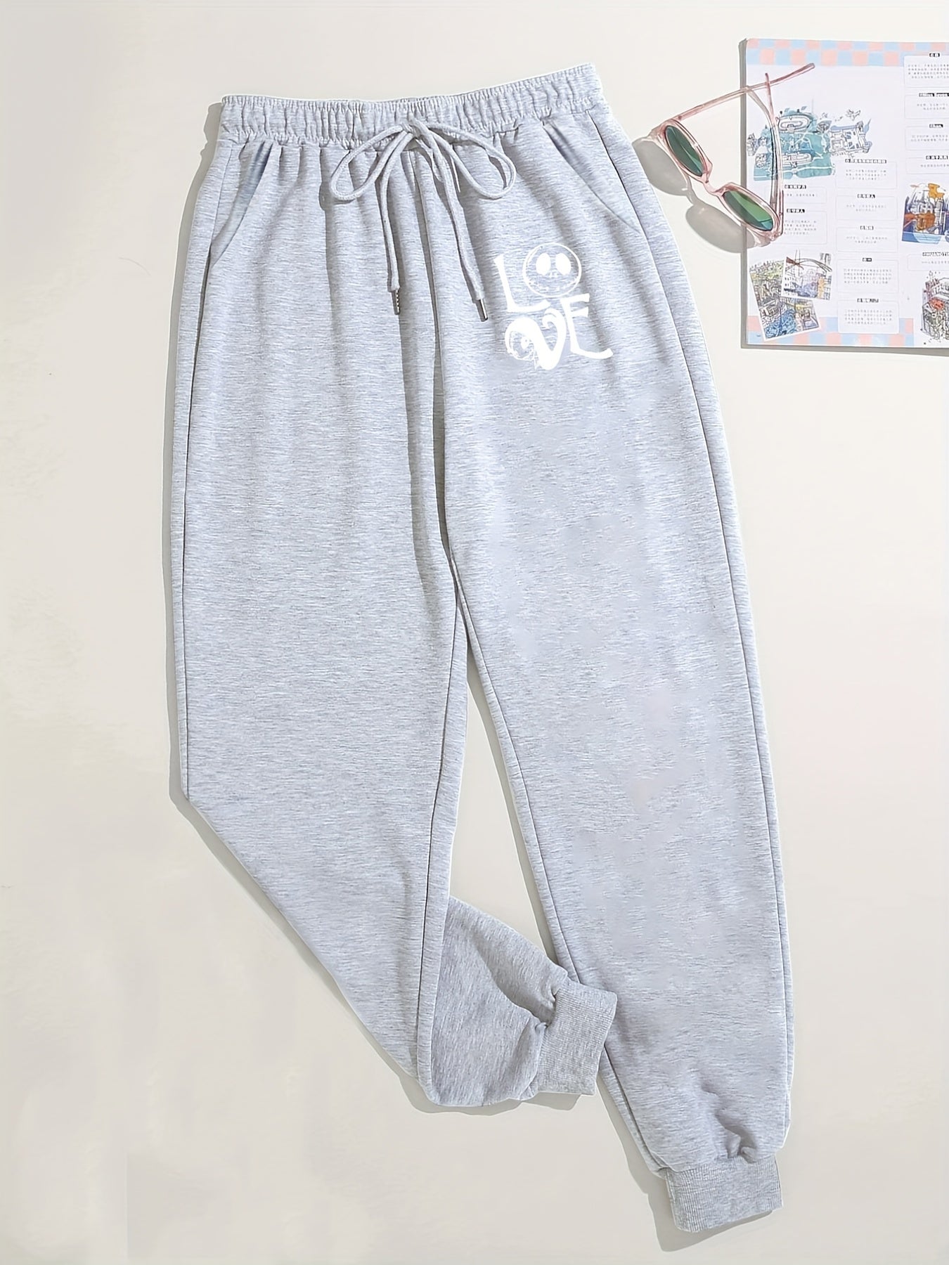  Halloween Sports Pants Women's Plus Graphic Elastic Drawstring Legging