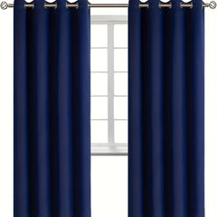 Solid Blackout Curtains for Home Decoration