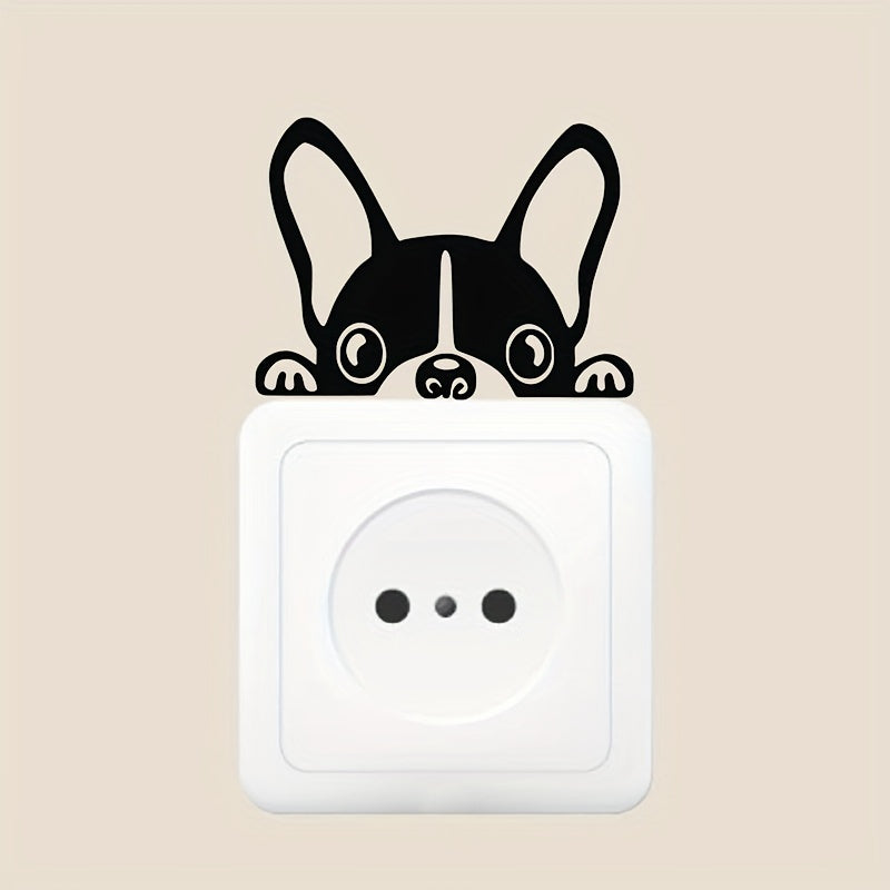 French Bulldog Light Switch Sticker Vinyl Wall Decal