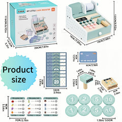 Wooden Toy Store Character Simulation Set Supermarket