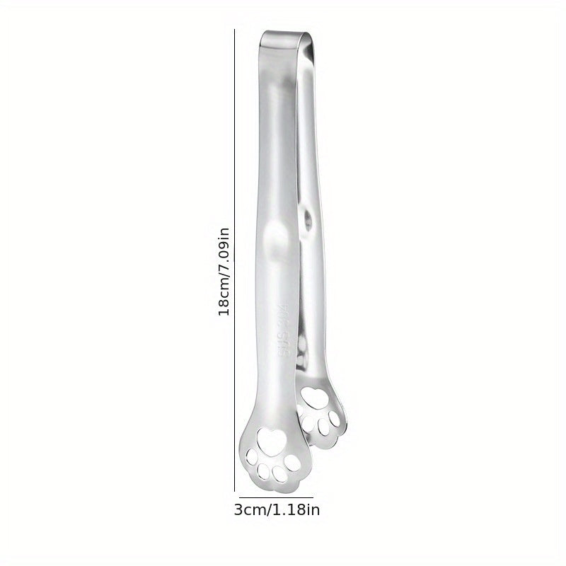 Animal Paw Stainless Steel Food Tongs Cooking Clip for BBQ Salad Steak Bread