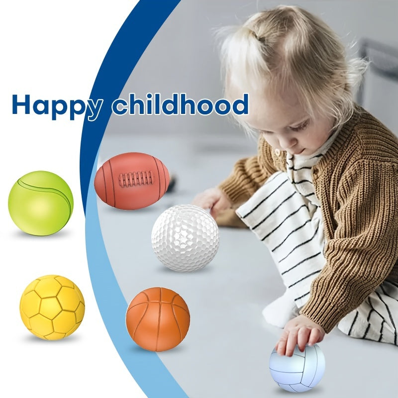 Soft Silicone Baby Grabbing Balls Set