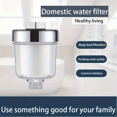 2pcs Shower Cotton Filter Water Faucet Strainer Purifier Universal Shower Filter