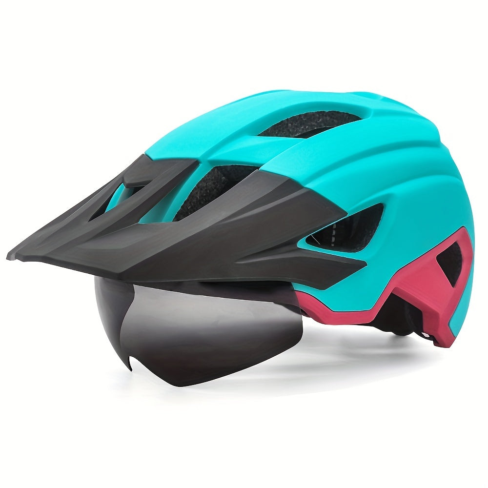 Lightweight Mountain Bike Helmet for Men and Women, Head Circumference 22.44-24