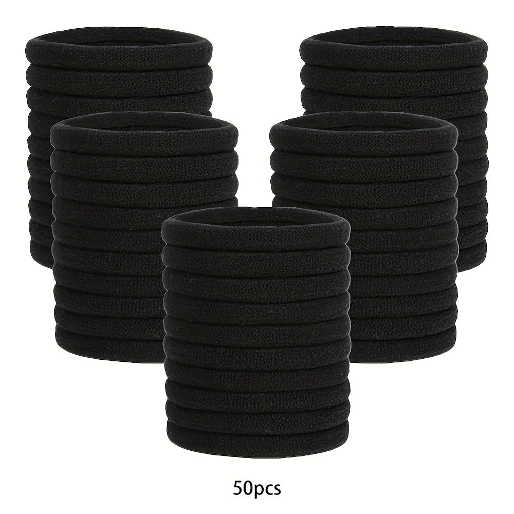 100pcs Hair Ties Elastic Hair Bands Headwear Hair Accessories For Baby Girls