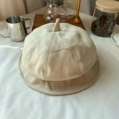 Vintage Washed Beret Solid Cotton Newsboy Cap Painter Hats