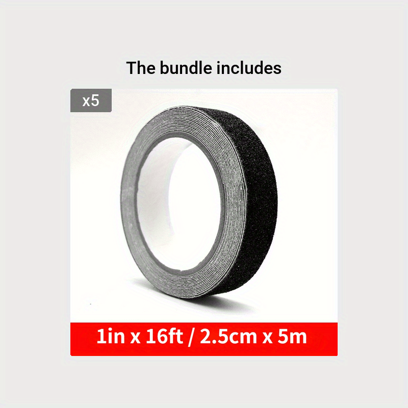 16FT Anti Slip Tape Traction for Stairs Ramps Treads Safety Indoor/Outdoor