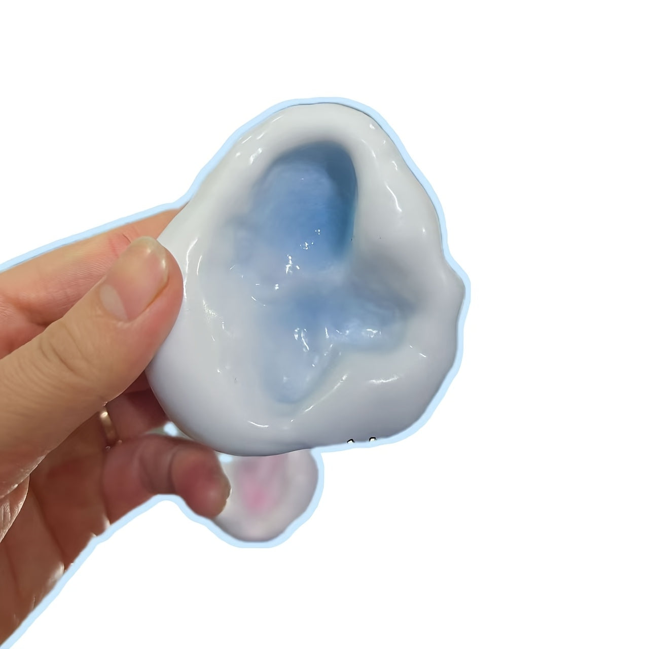 Squishy Fluid Ice Skin Jelly Ball Toy Soft Slow Rolling Plastic