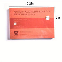 100% Cotton Watercolor Paper 20 Sheets Hand Painted Book for Artists Students