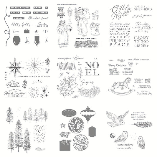 Christmas Metal Cutting Dies DIY Craft Decoration Stencil Scrapbooking Album