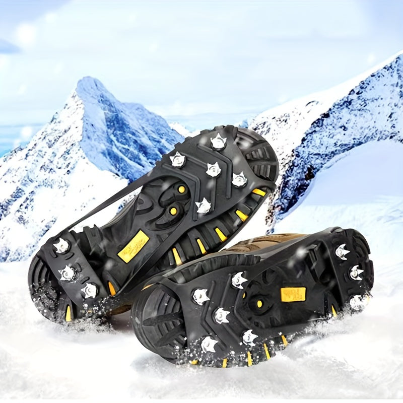 Non Slip Gripper Spike Ice Traction Cleats with 8 Steel Studs Crampons
